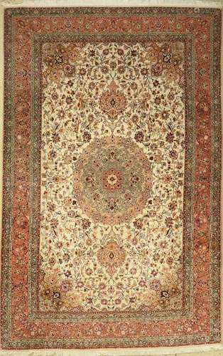 Tabriz fine rug 50 raj, Persia, approx. 40 years, wool