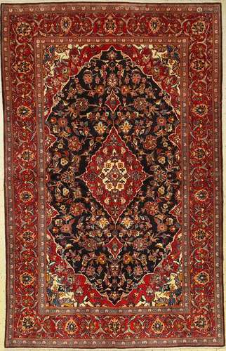 Kashan rug, Persia, approx. 50 years, wool, approx. 221