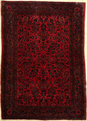 Fine US Kashan rug antique, Persia, late 19th century