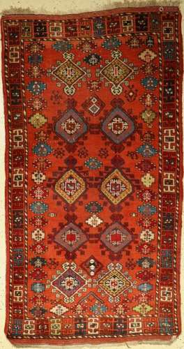 Anatolian rug, Turkey, around 1950, wool on wool