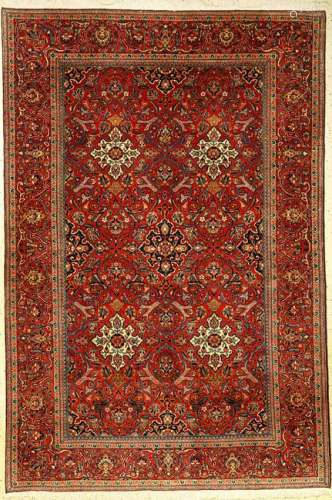 Fine Kashan rug old, Persia, around 1920, wool