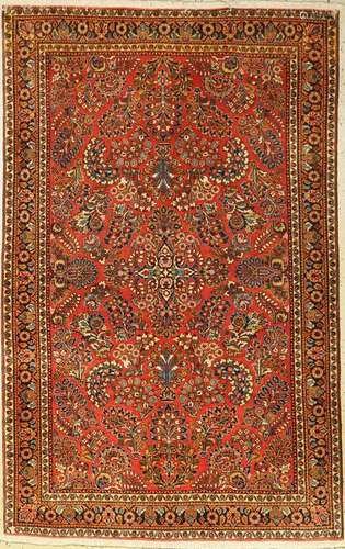 Fine Saruk rug old, Persia, around 1940/1950, wool