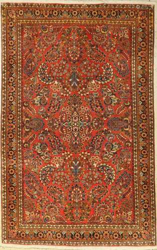 Fine Saruk rug old, Persia, around 1940/1950, wool