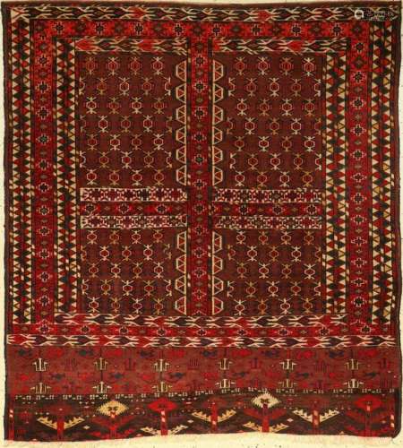 Yomud Engsi rug antique, Turkmenistan, around 1890/1900