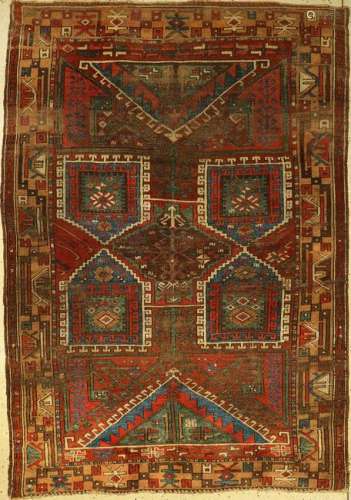 Antique Konya rug, Anatolia, mid-19th century,wool on