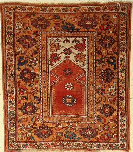 Melas 'prayer rug' antique, Anatolia, 19th century