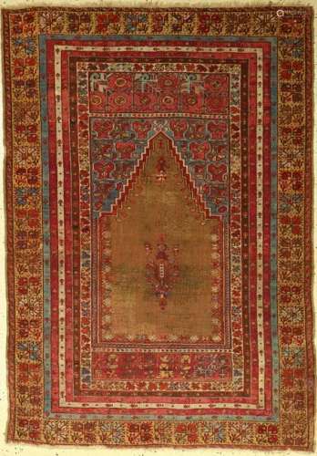Mudjur 'prayer rug' antique, Anatolia, 19th century