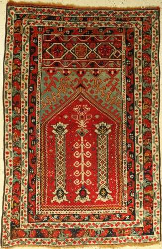 Anatol 'prayer rug' antique, Anatolia, 19th century