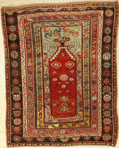 Anatol 'prayer rug' antique, Anatolia, around 1890/1900