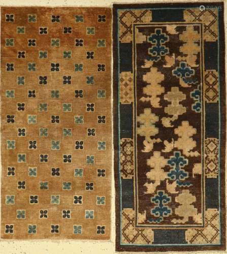 (2 lots) Antique Chinese rugs, China, 19th century