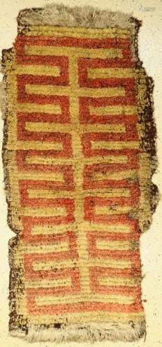 Early Wangden Drumtze meditation rug antique, Tibet