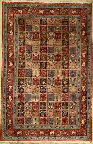 Mud carpet fine, Persia, approx. 40 years, wool