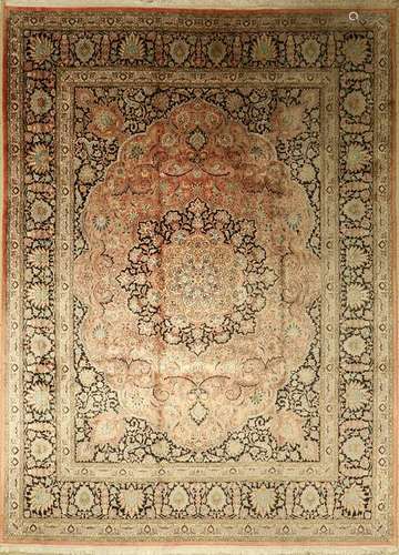 Kashmir carpet, India, approx. 40 years old, artificial