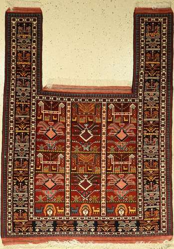 Gouchan horse blanket, Persia, approx. 30 years, wool