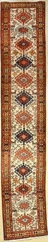 Meshgin runner, Persia, approx. 50 years, woolon cotton