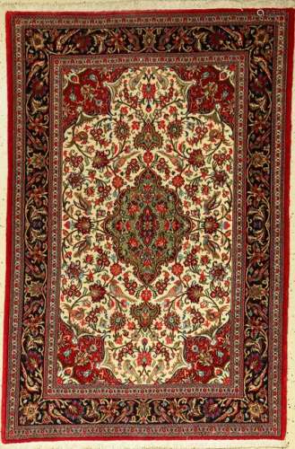 Qum rug old, Persia, approx. 20 years, wool, approx.