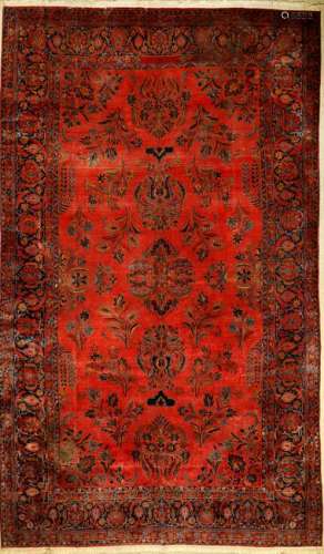Manchester Kashan carpet antique, Persia, around 1900