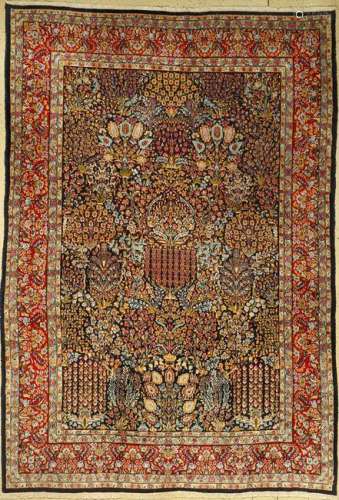 Kirman carpet old, Persia, approx. 40 years, wool on