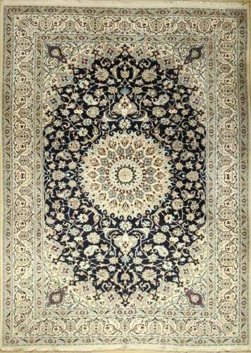 Nain carpet, Persia, approx. 40 years, wool with silk
