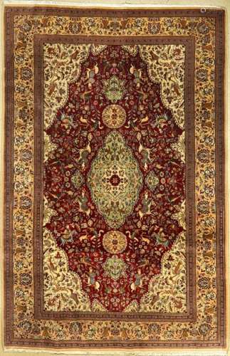 Fine Tabriz Tabatabai carpet old, Persia, approx. 70