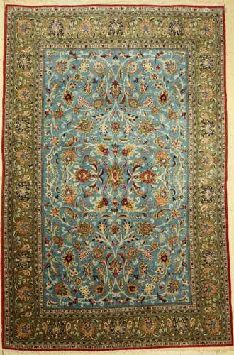 Qum rug, Persia, approx. 60 years, wool with silk