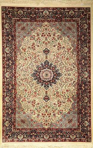 Kirman rug, China, approx. 40 years, wool, approx. 267