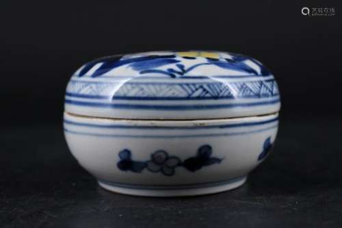 Qing Porcelain Blue&White Box