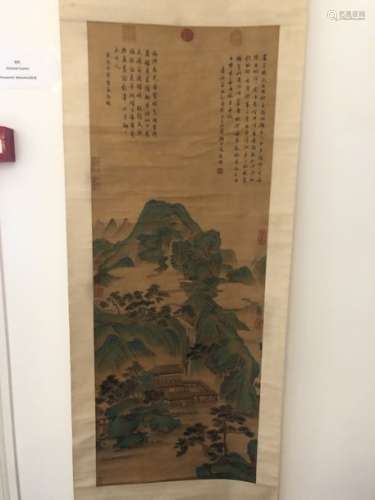 A CHINESE 'LANDSCAPE' HANGING SCROLL WEN ZHENGMING