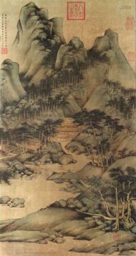 A CHINESE HANGING SCROLL