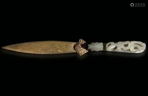 A paper knife, China, Qing Dynasty