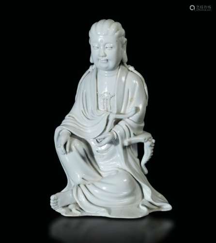 A Blanc de Chine Guanyin, China, Qing Dynasty