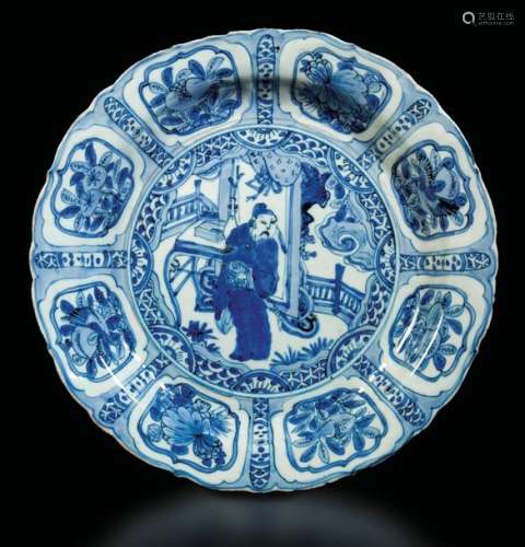 A porcelain plate, China, Ming Dynasty