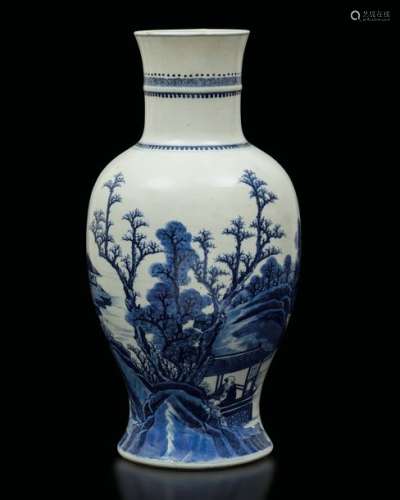 A porcelain vase, China, Qing Dynasty