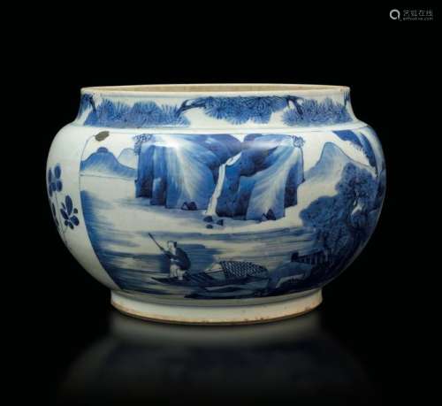 A porcelain vase, China, Qing Dynasty