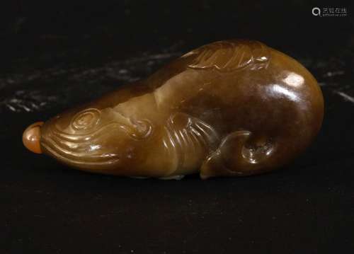 An agate snuff bottle, China, Qing Dynasty
