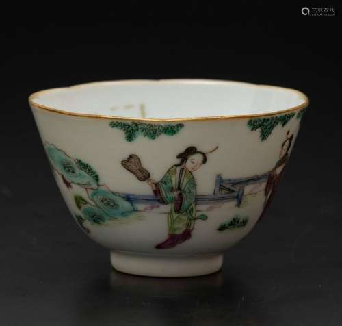 A Green Family bowl, China, Qing Dynasty