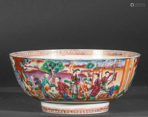 A porcelain bowl, China, Qing Dynasty, 1700s