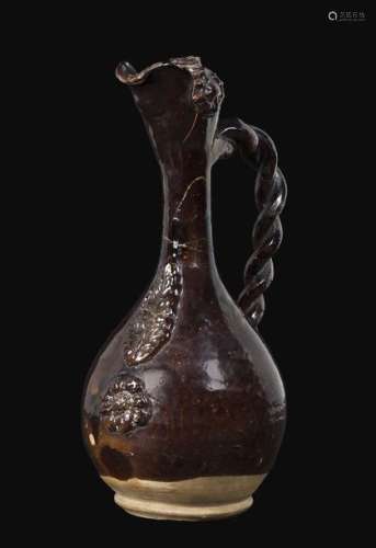 A brown glazed grès pitcher, China, Song Dynasty