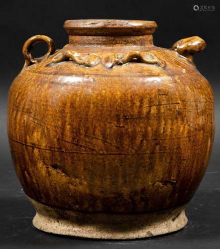 A grès vase, China, Qing Dynasty