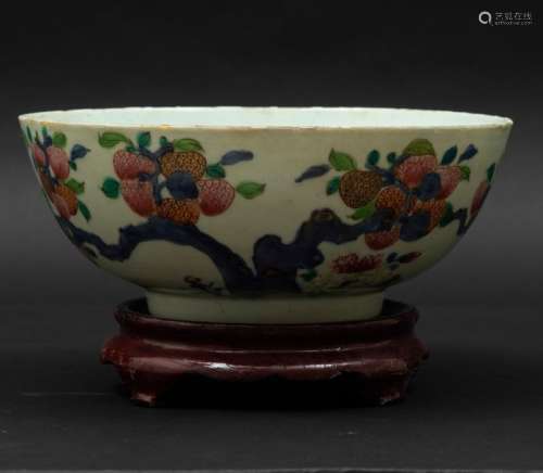 A Pink Family bowl, China, Qing Dynasty