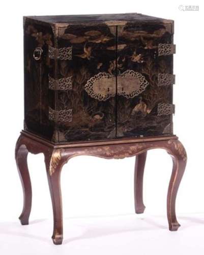 A wooden cabinet, Japan, Edo period, 1800s