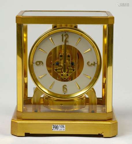 Atmos clock in brass and Plexiglas from Jaeger LeC…