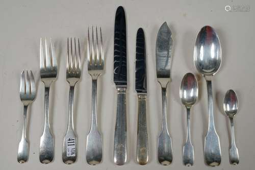 A set of 119 flatware \