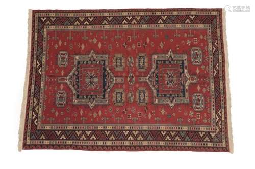 Sumakh of 19th Century Caucasian Design Probably Turkey, 20th century The raspberry field of