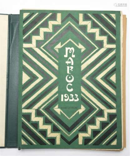 LE RICHE (Henri) : Maroc 1932 1933. Carnet de voya…