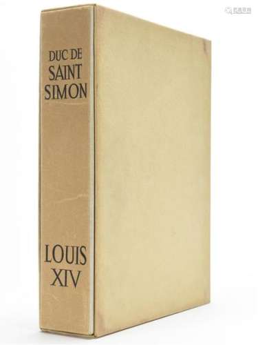 SAINT SIMON (Duc de) : Louis XIV. Illustré par Alb…