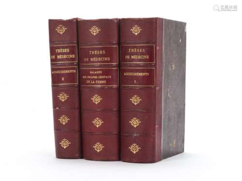 Thèses de médecine. ACCOUCHEMENTS (2 volumes) et m…