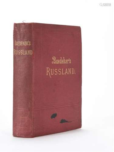 BAEDEKER (Karl) : Russland. Leipzig, Baedeker, 189…