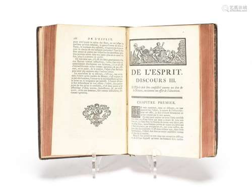 [HELVETIUS] : De l'Esprit. Paris, Durand, 1759. Un…