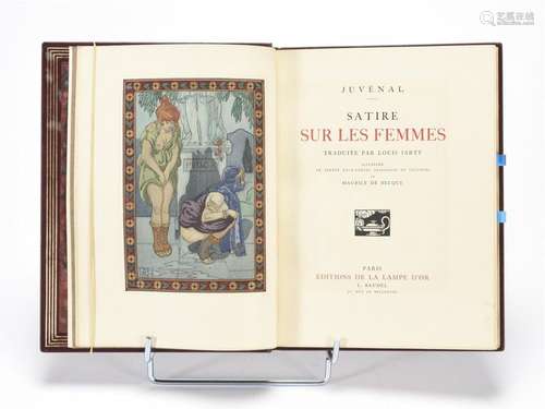 JUVENAL : Satire sur les femmes. Illustrée de tren…